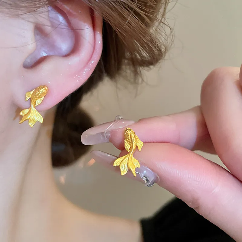 FEO Alloy Stud Earrings Women's-1