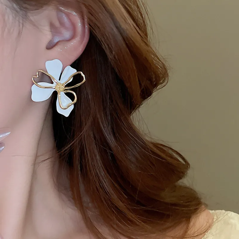 FEO Alloy Stud Earrings Women's-9