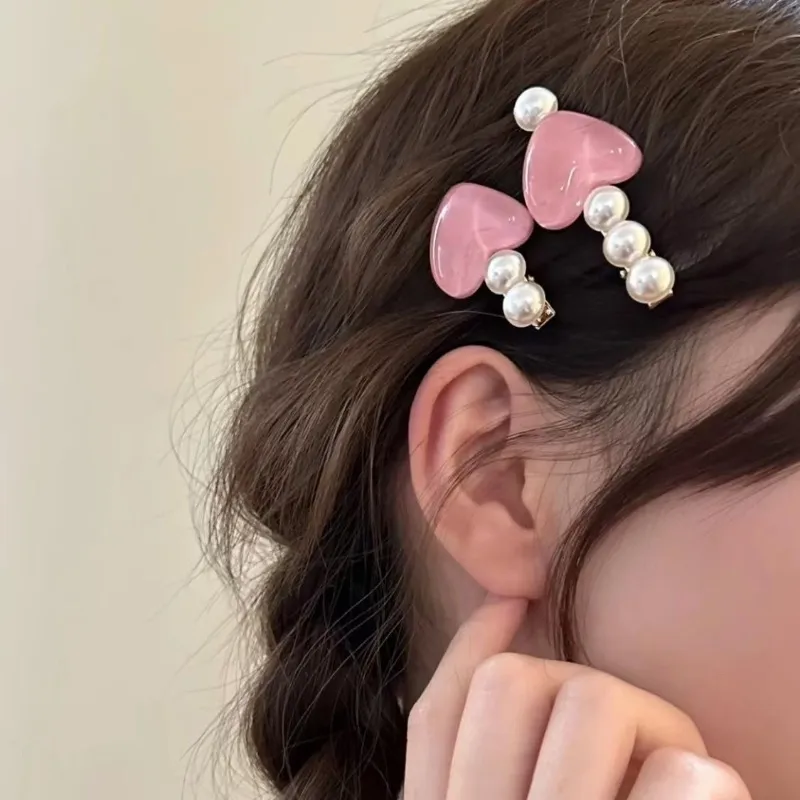 FEO Faux Pearl Hair Clips Women's-2