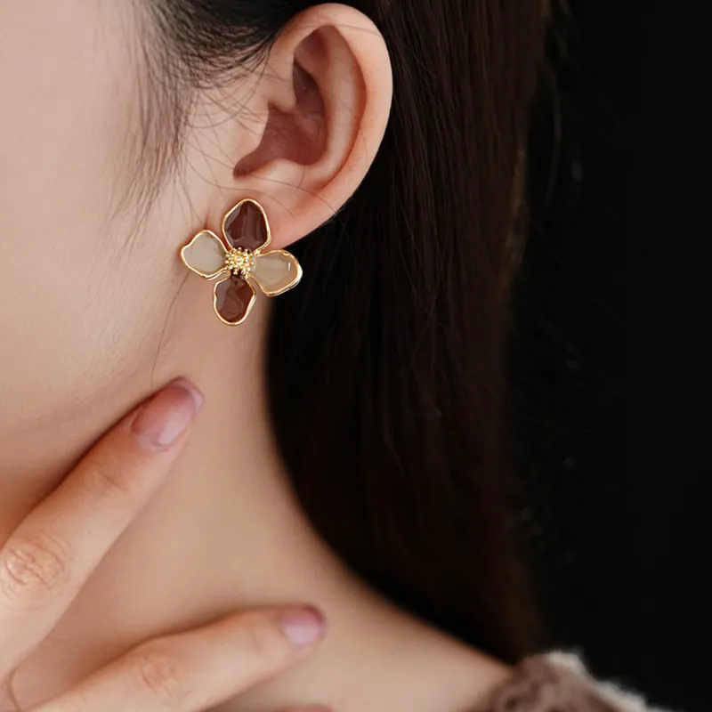 FEO Drip Glaze Stud Earrings Women's-7