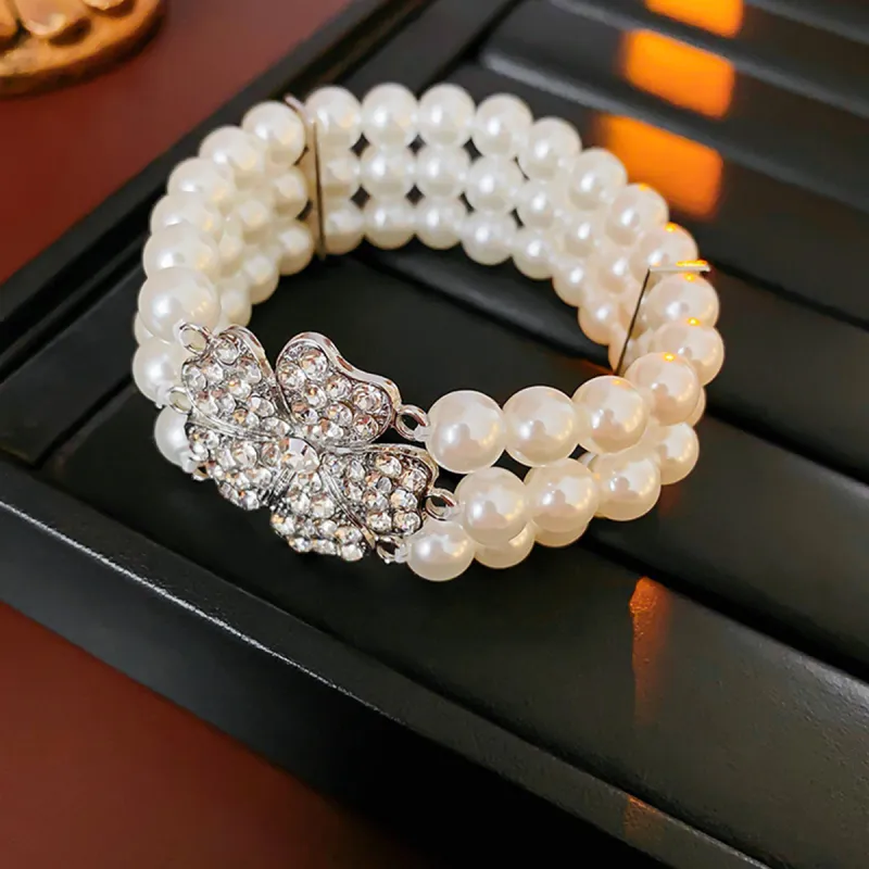 FEO Faux Pearl Bracelets Women's-4