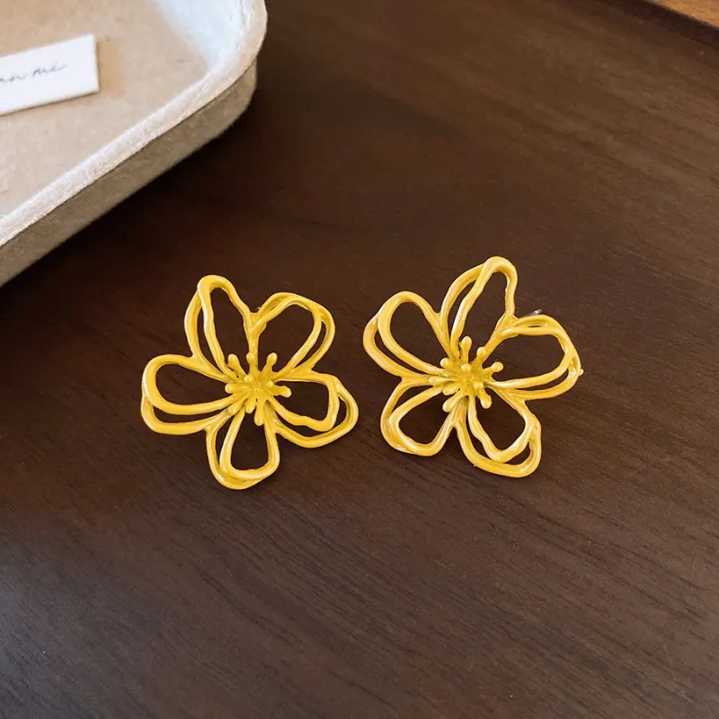 FEO Alloy Stud Earrings Women's-9