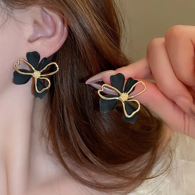 FEO Alloy Stud Earrings Women's-1