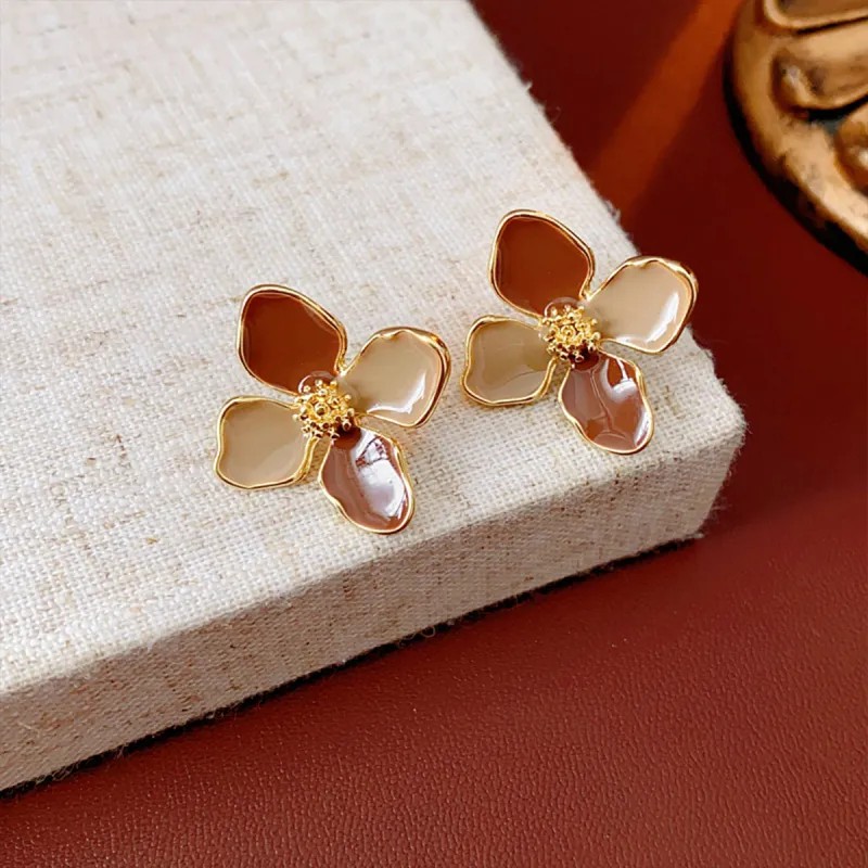 FEO Drip Glaze Stud Earrings Women's-10