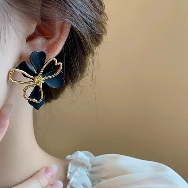 FEO Alloy Stud Earrings Women's-4