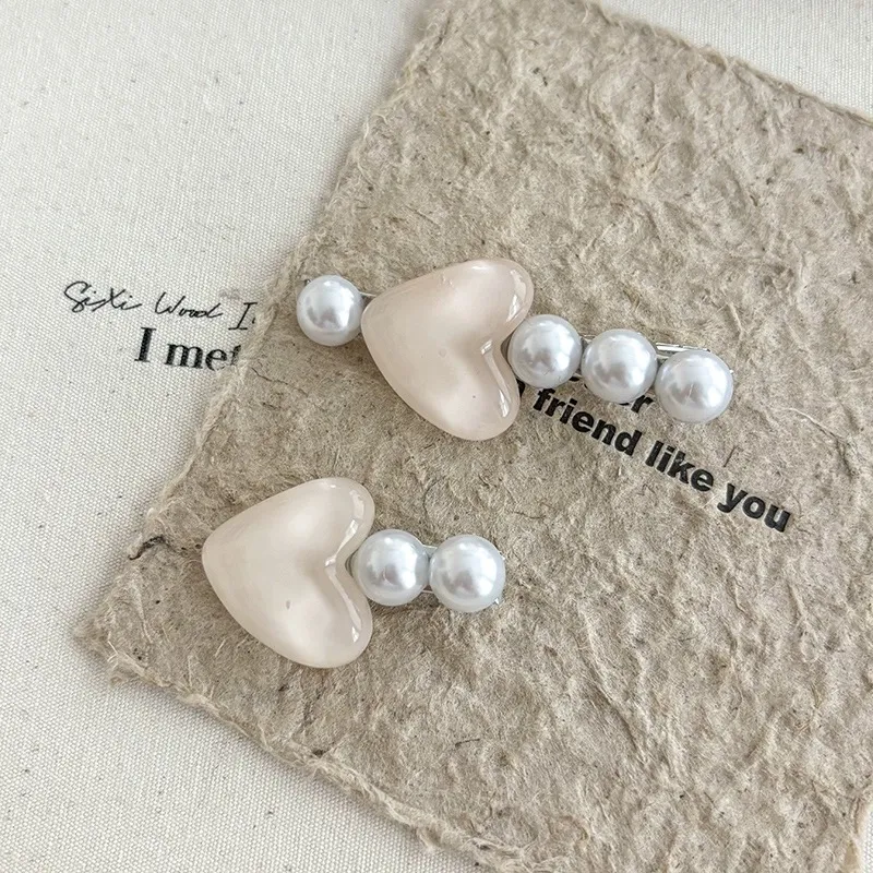 FEO Faux Pearl Hair Clips Women's-7