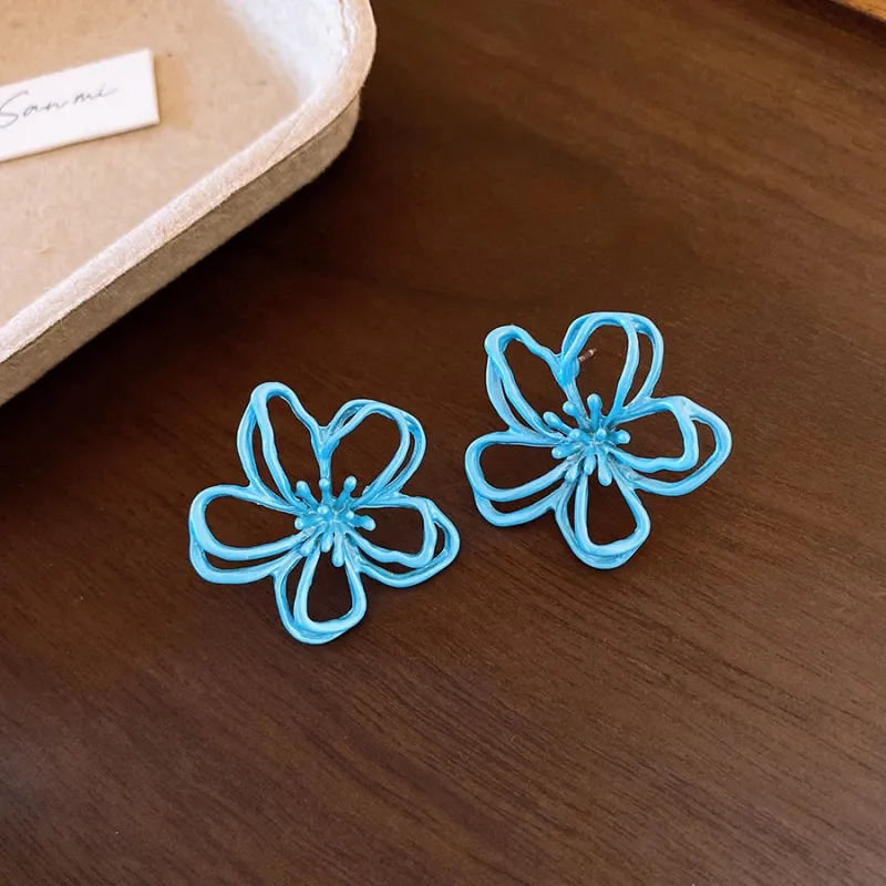 FEO Alloy Stud Earrings Women's-5
