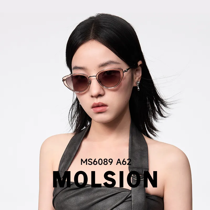 MOLSION Alloy Β Titanium Nylon Cat Eye Sunglasses Women's-6