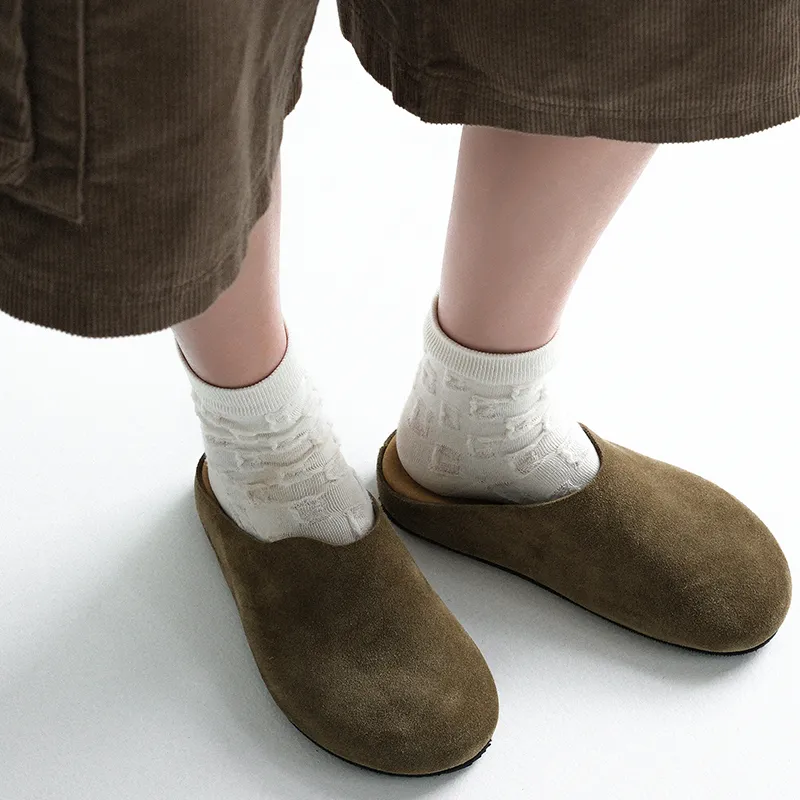 Epide Prefab Quiet Abrasion Resistant Closed Toe Slippers Unisex-9