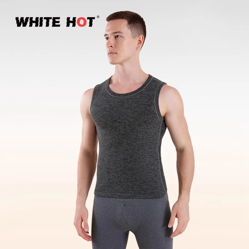 WHITE HOT Thermal Tops Men's 1 Pc Solid Color-6