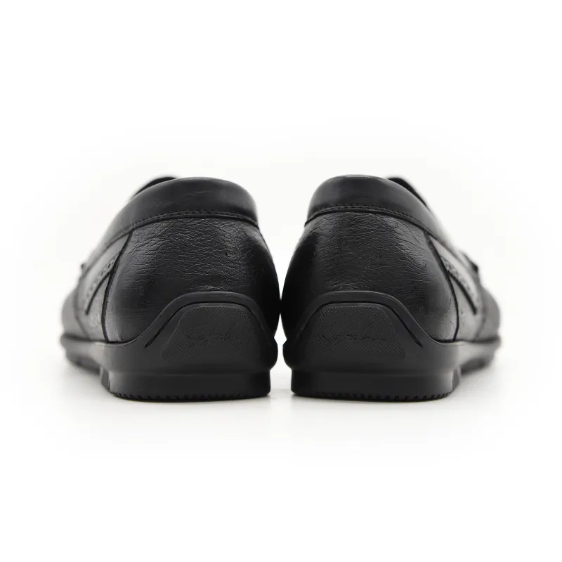 Satchi Casual Shoes Driving Shoes Slip on Men's Black-4