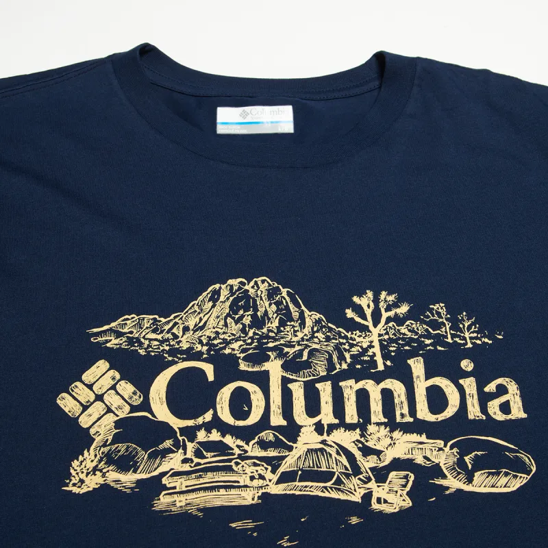 Columbia T Shirts Men Navy Blue-4