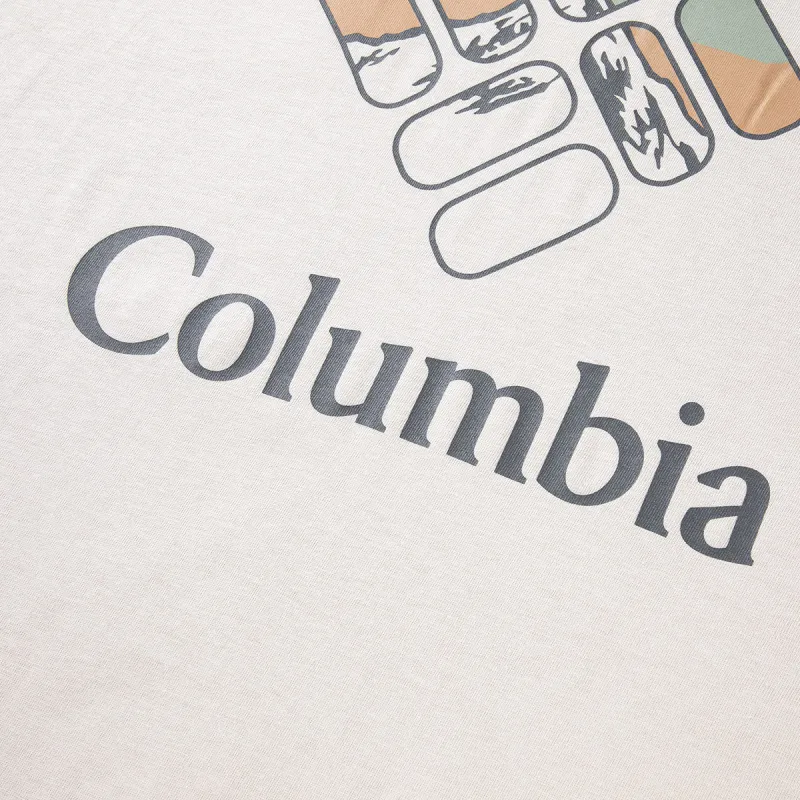 Columbia T-Shirt Men's White Khaki-3