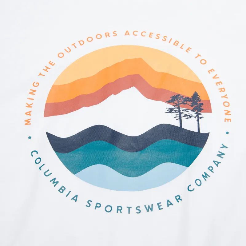 Columbia T Shirts Unisex White-4