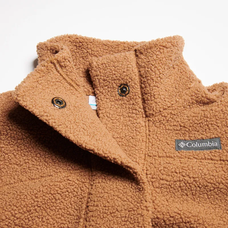 Columbia PANORAMATM LONG JACKET Velvet feel Coat Women's Orange-2