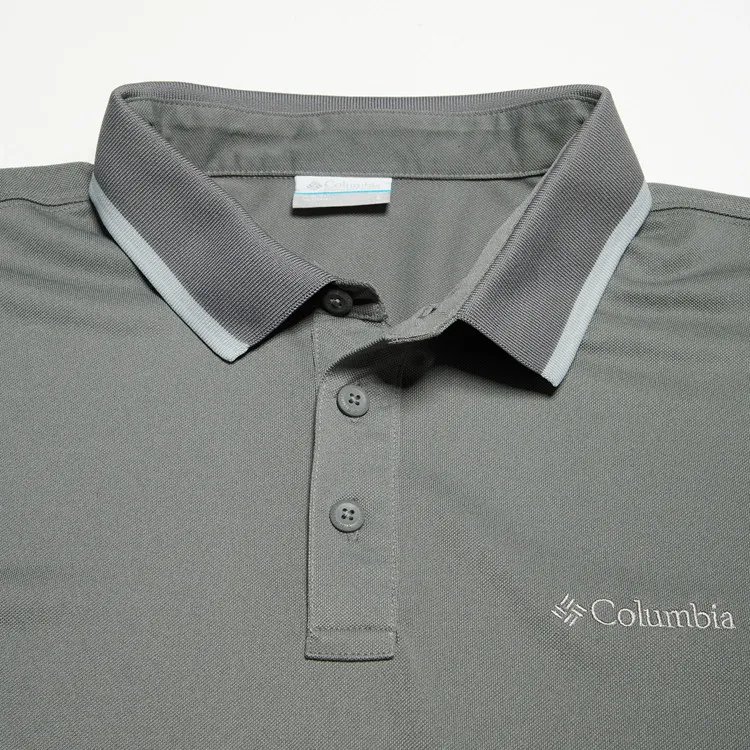 Columbia Polo Shirts Men Gray-2
