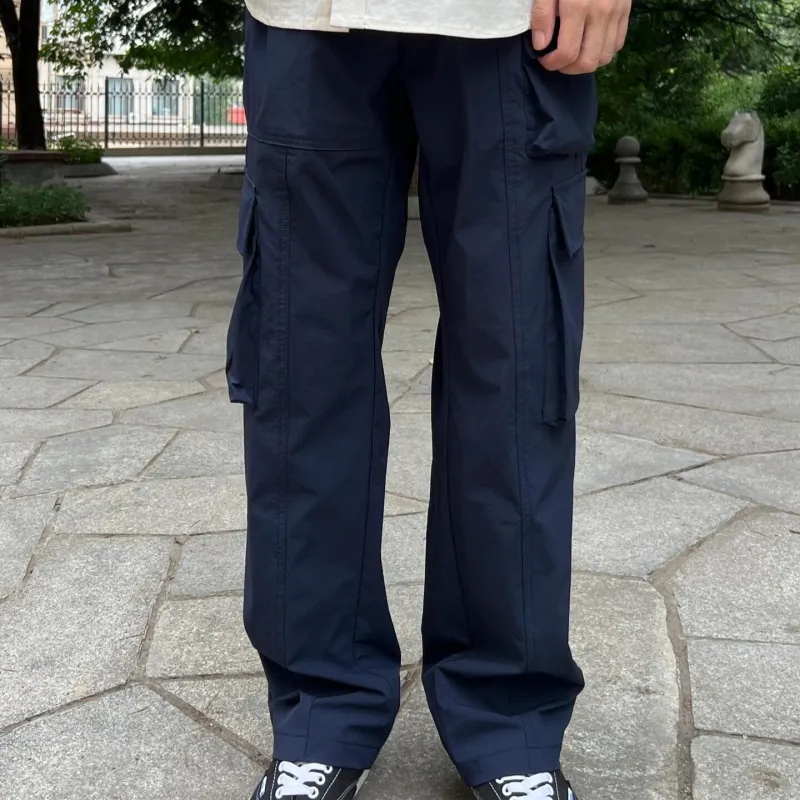 HLPT Cargo Pants Unisex Navy Blue-4