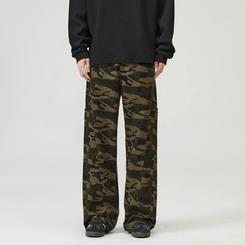 HLPT Cargo Pants Unisex Camouflage-2