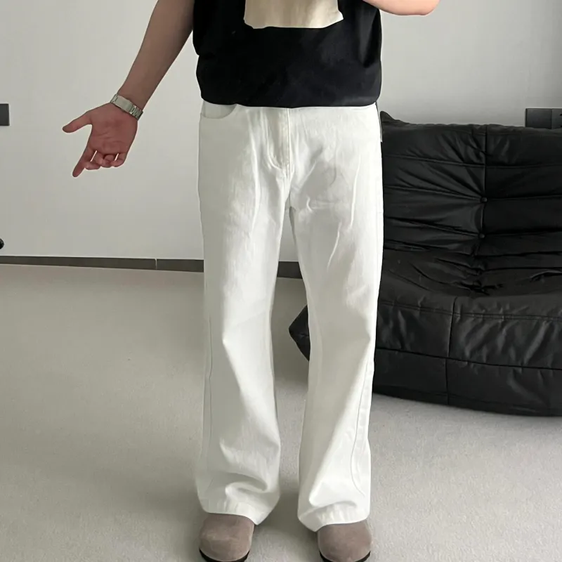 HLPT Jeans Unisex White-4