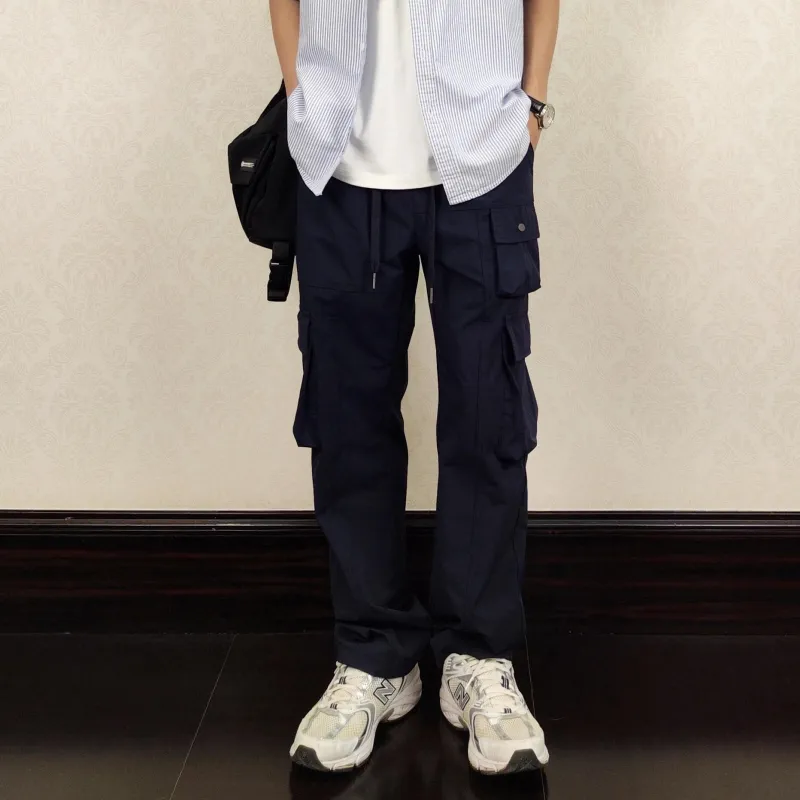 HLPT Cargo Pants Unisex Navy Blue-3