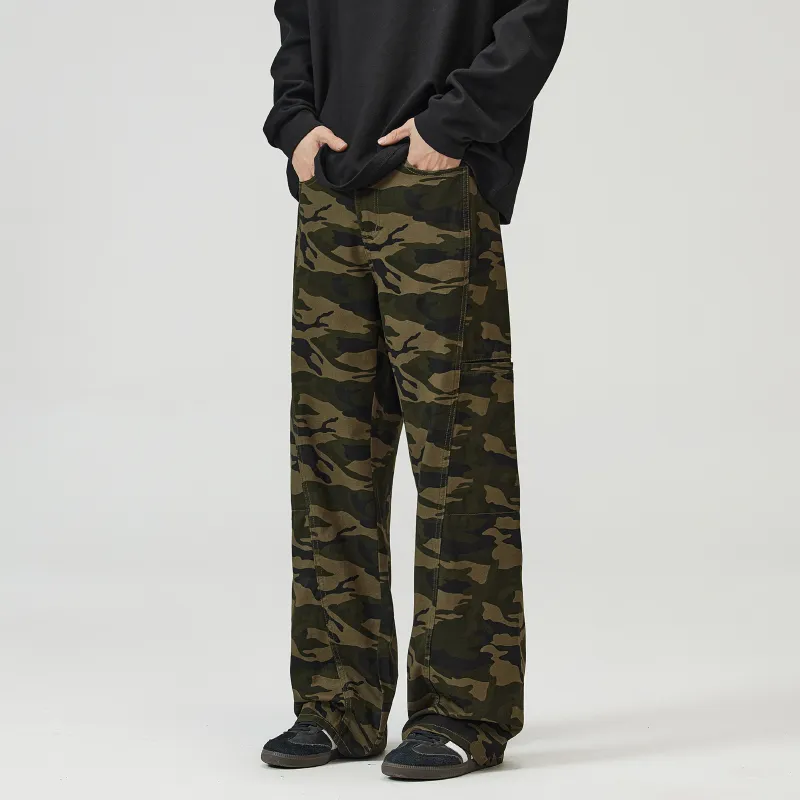 HLPT Cargo Pants Unisex Camouflage-5
