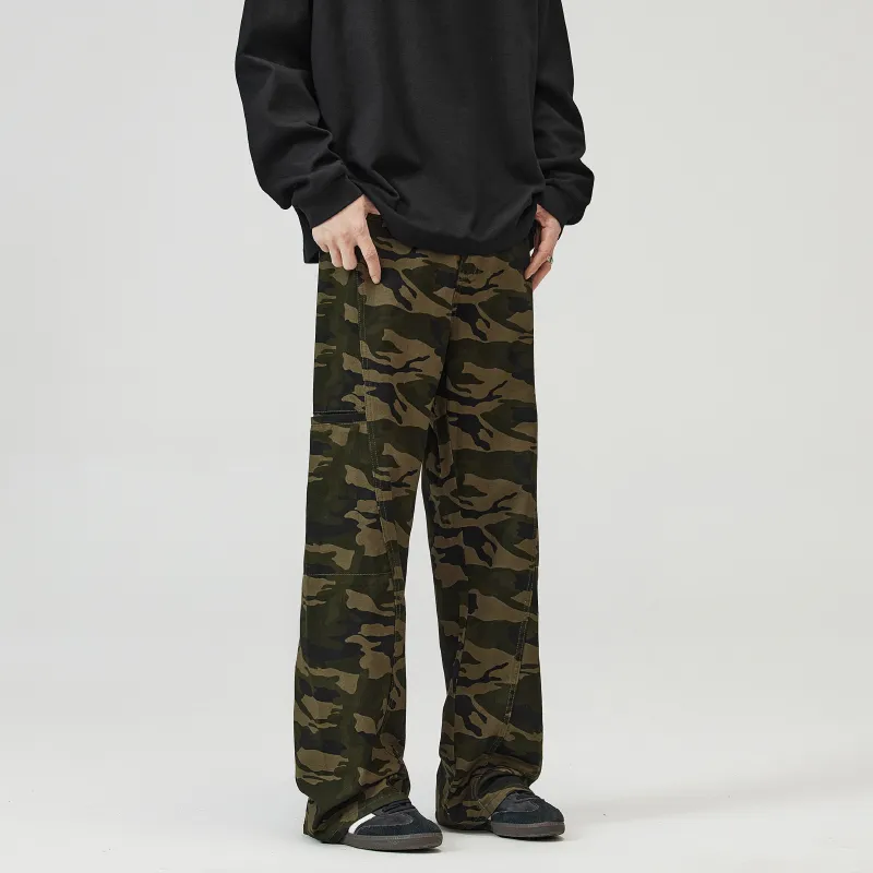 HLPT Cargo Pants Unisex Camouflage-4