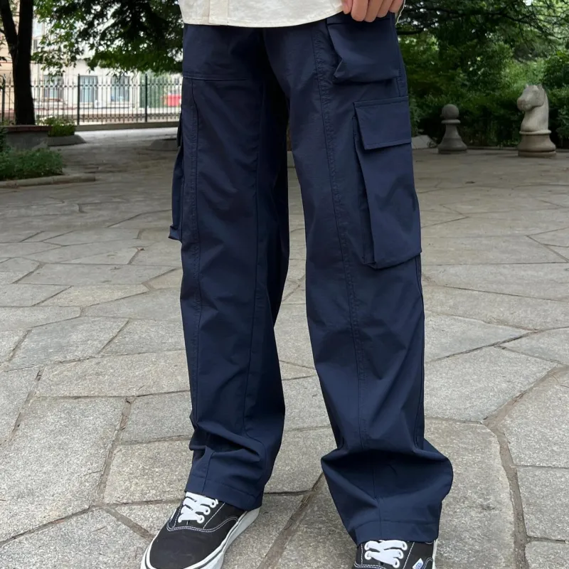 HLPT Cargo Pants Unisex Navy Blue-5