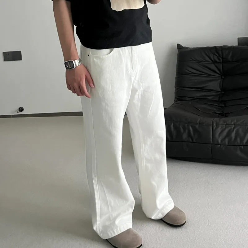 HLPT Jeans Unisex White-5