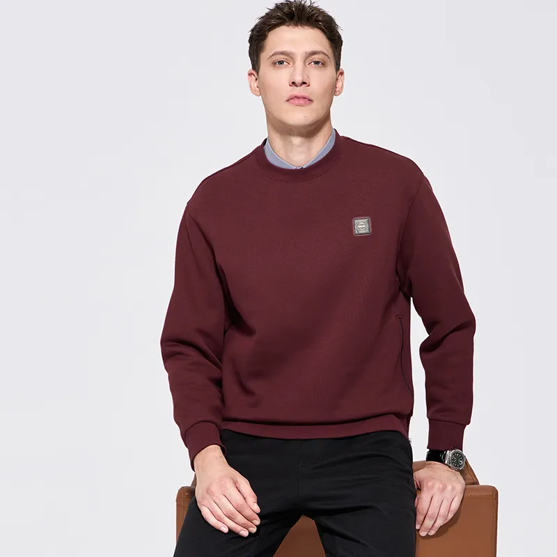 Dance With Wolves Sweatshirt Men's Brick Red-2