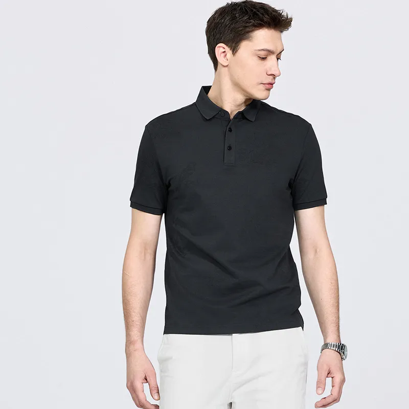Dance With Wolves Polo Shirt Men's Carbon Gray-2