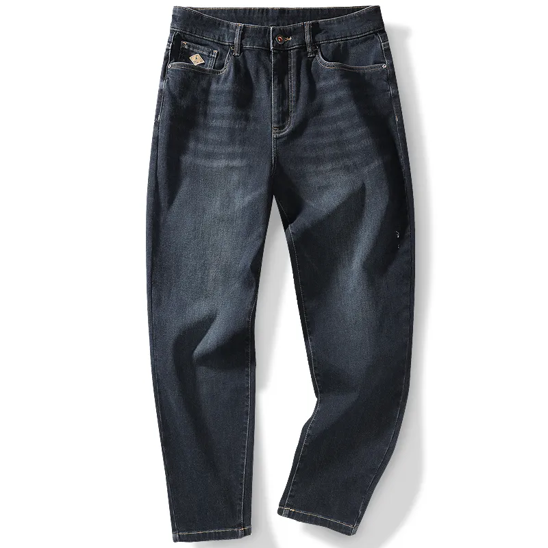 Dance With Wolves Jeans Men's Dark Blue-1
