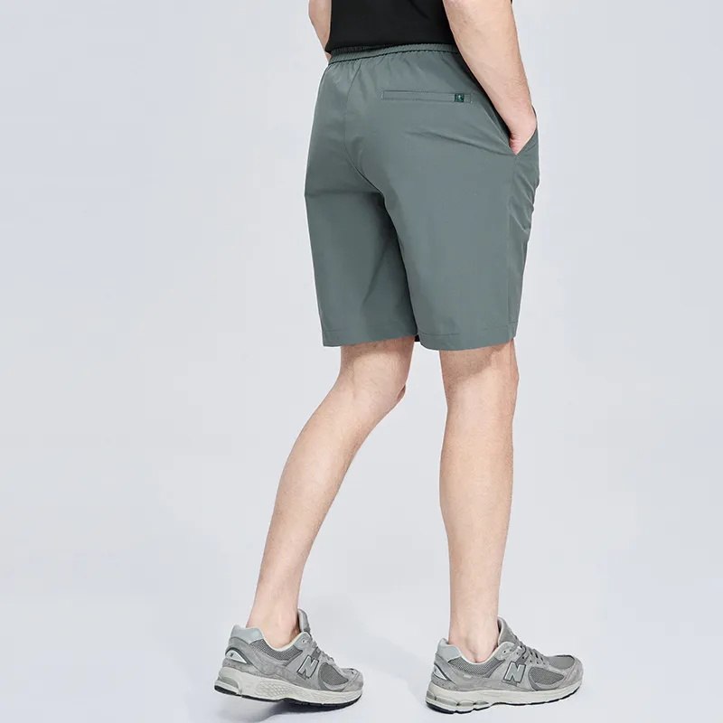 Dance With Wolves Casual Shorts Men's Gray Green-3