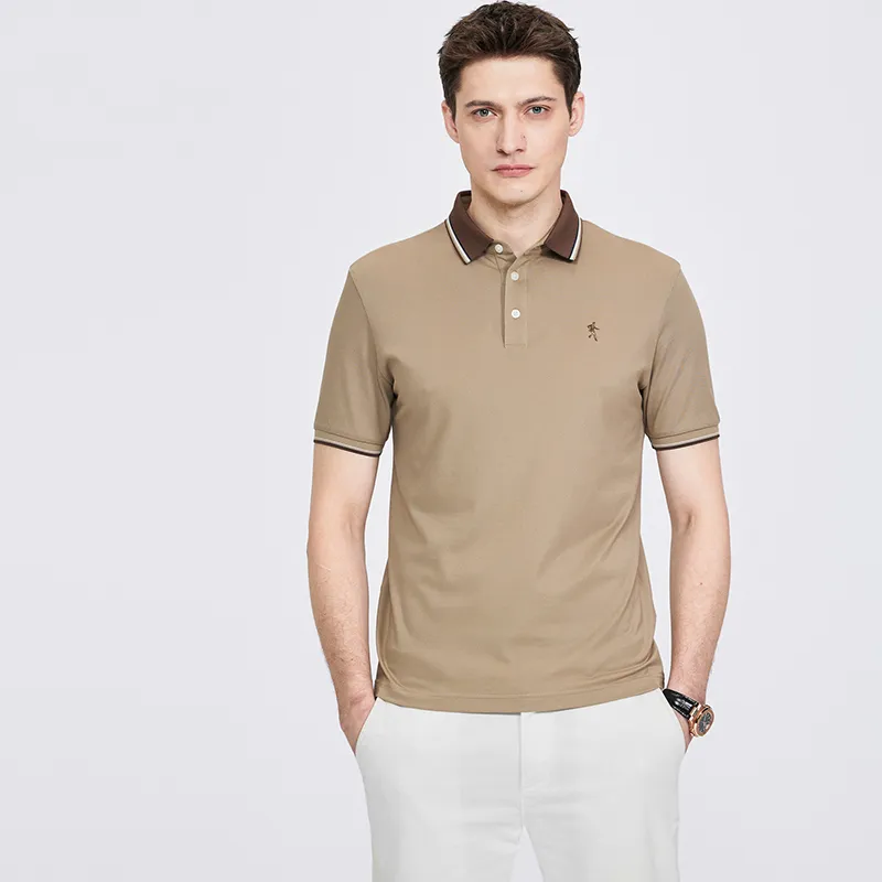 Dance With Wolves Polo Shirt Men's Khaki-2