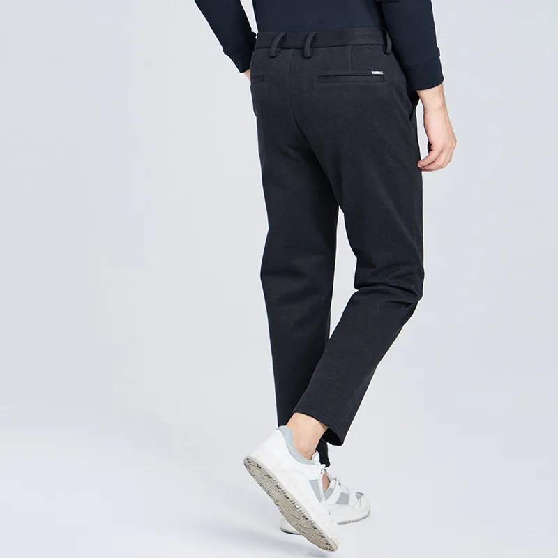 Dance With Wolves Casual Pants Men's Navy Blue-3