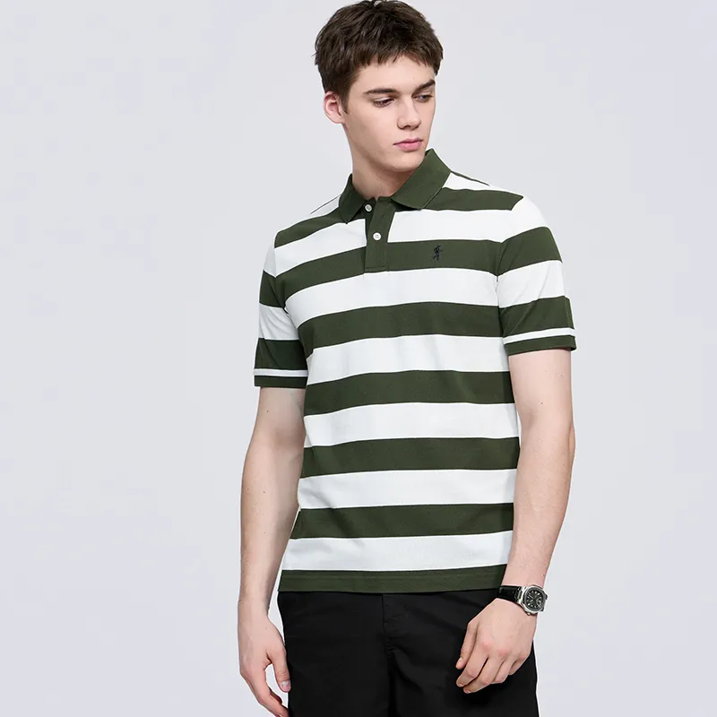 Dance With Wolves Polo Shirt Men's Olive Green-3