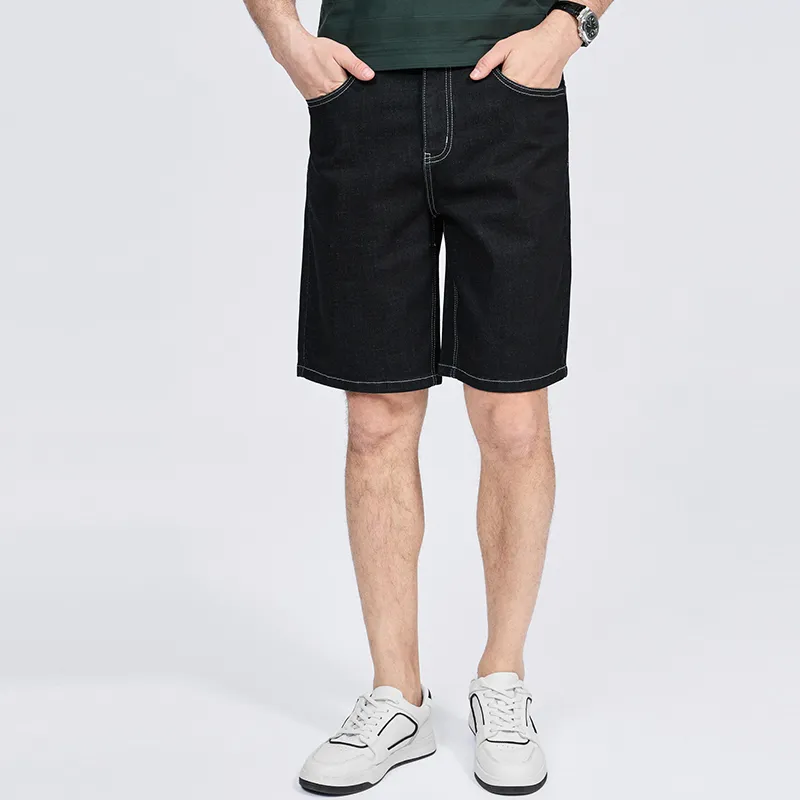 Dance With Wolves Denim Shorts Men's-2