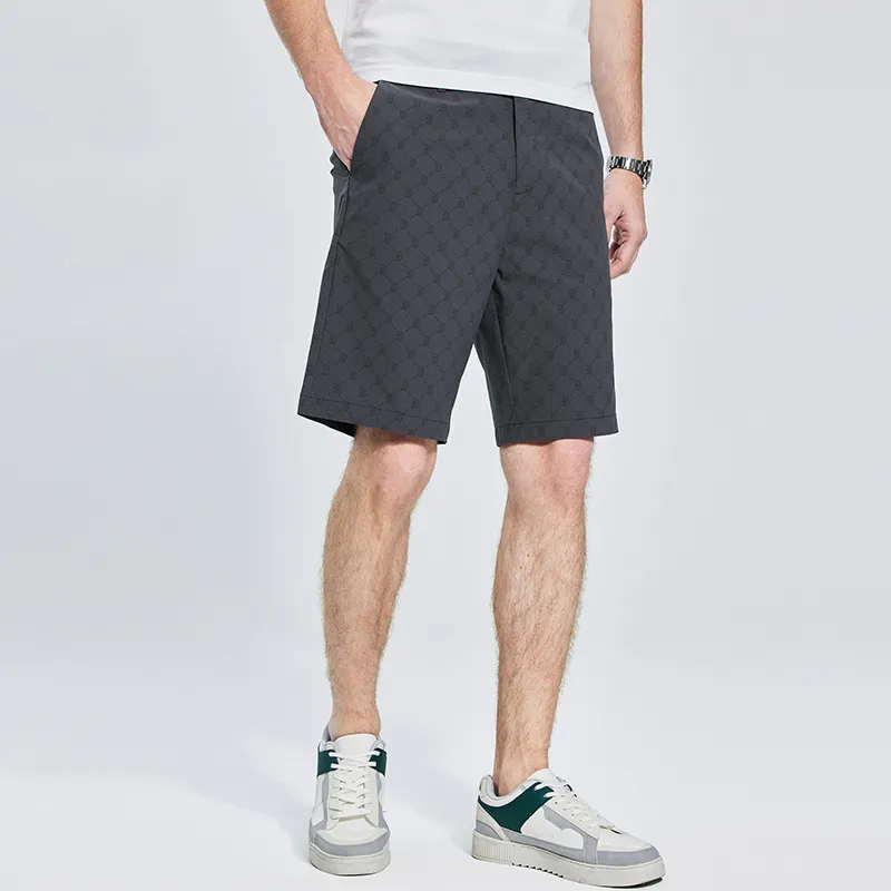 Dance With Wolves Casual Shorts Men's Dark Gray-4