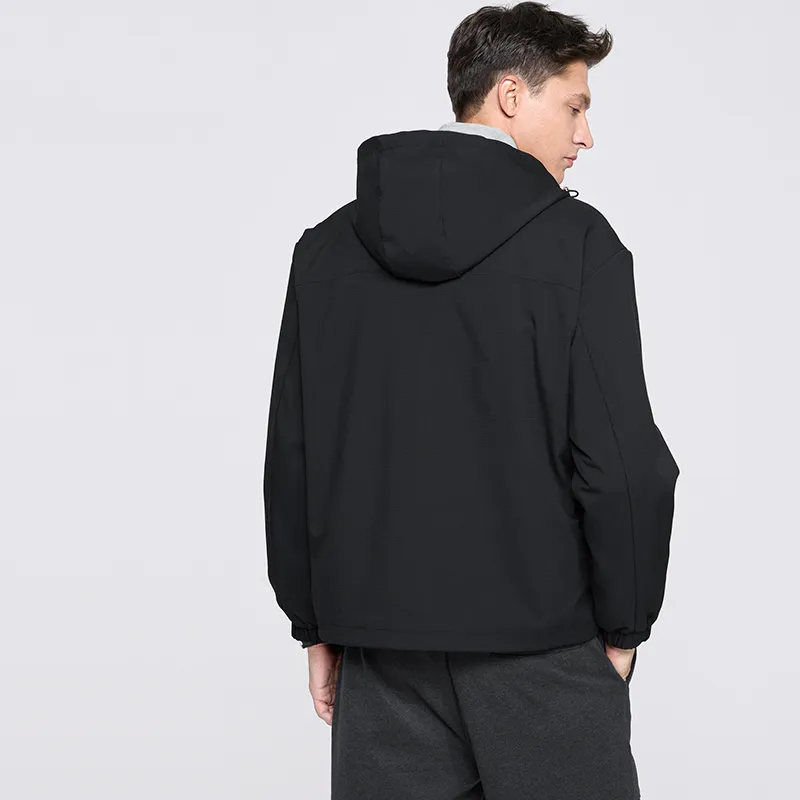 Dance With Wolves Jackets Coats Fall Men's Black-3