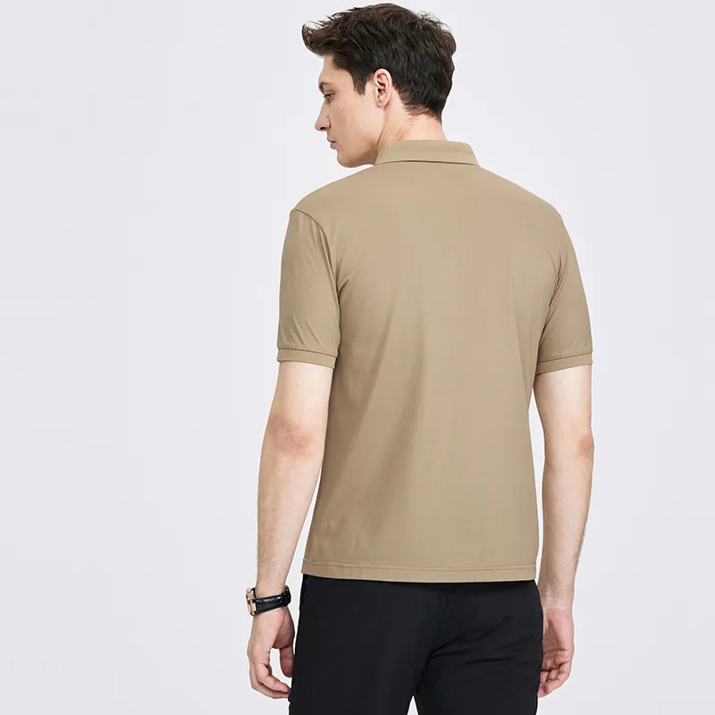 Dance With Wolves Polo Shirt Men's Khaki-3