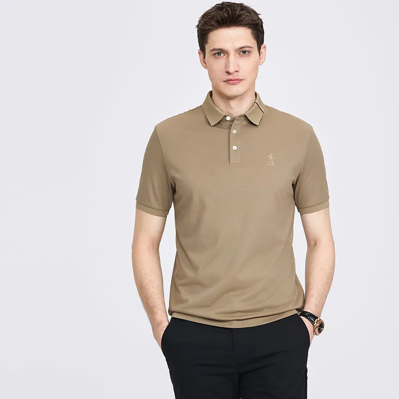 Dance With Wolves Polo Shirt Men's Khaki-2