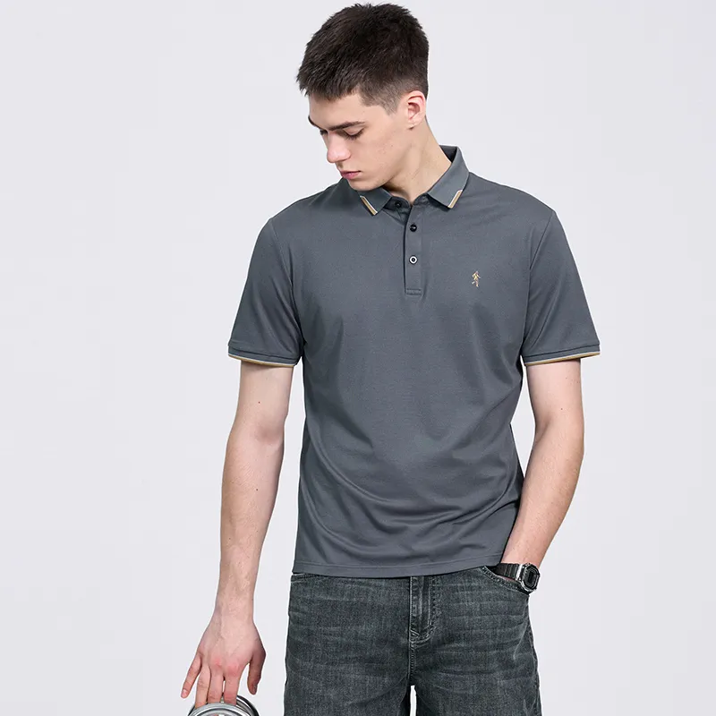 Dance With Wolves Polo Shirt Men's Dark Gray-4