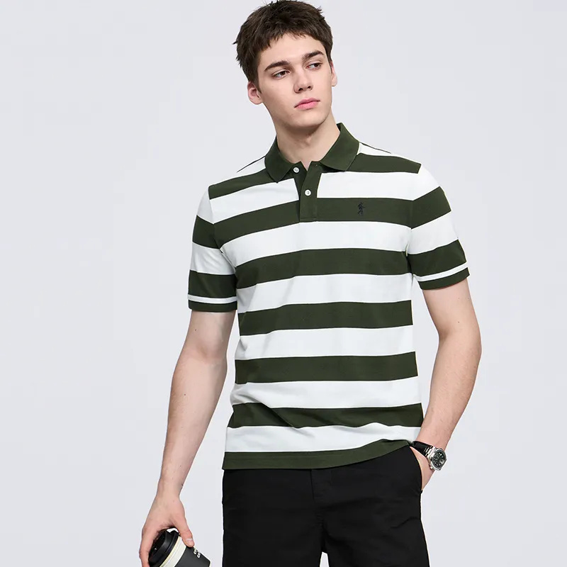 Dance With Wolves Polo Shirt Men's Olive Green-2
