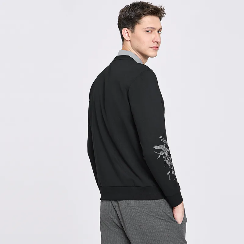 Dance With Wolves Sweatshirt Men's Black-2