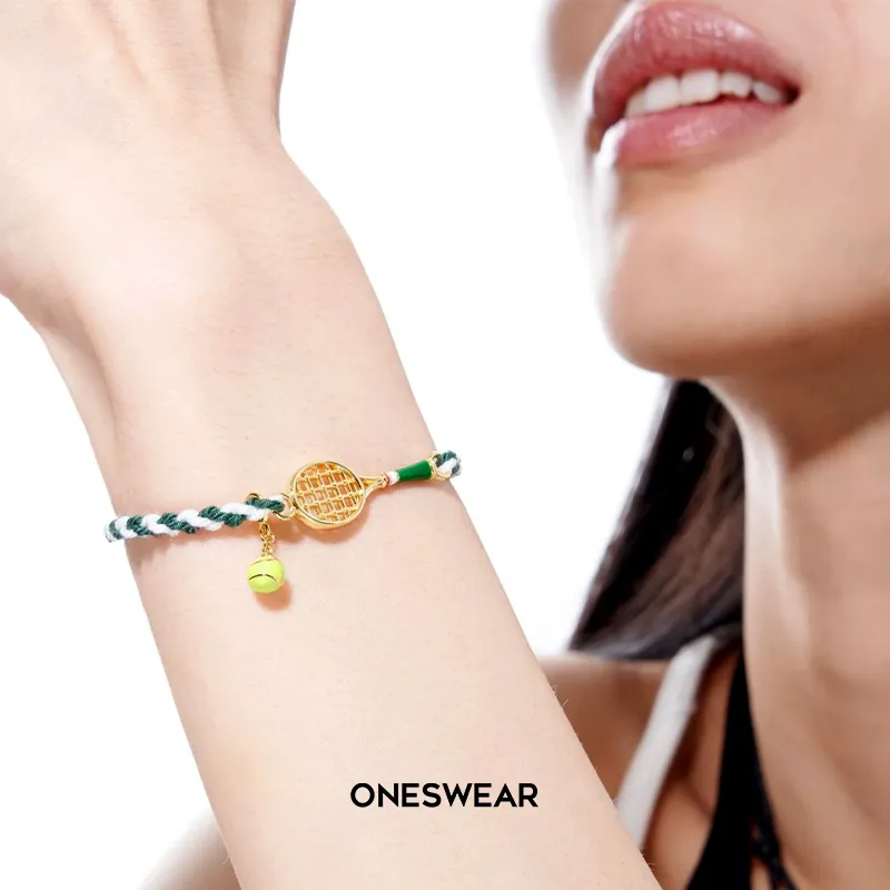 ONESWEAR S925 Silver With 18K Gold Plating Bracelets Unisex-3
