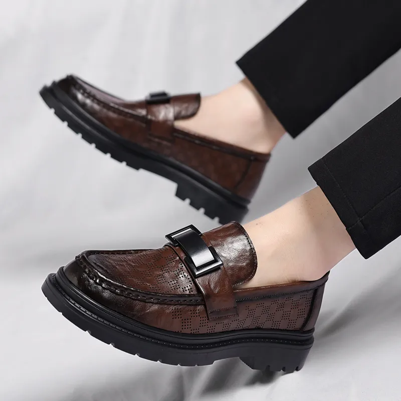 Mulinsen Loafers Men Black/Tea Brown-7