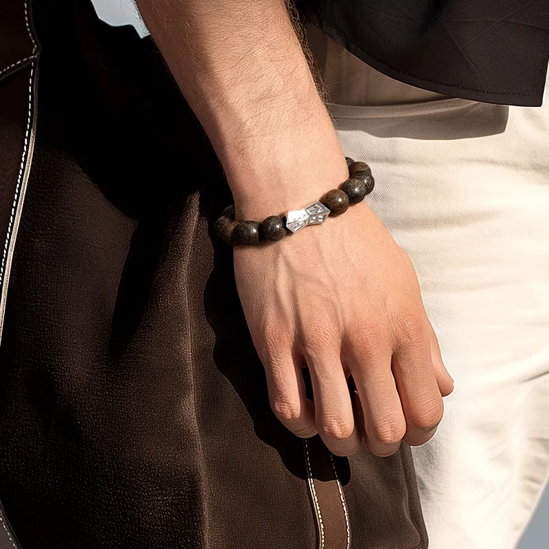 AWNL Semi Precious Stone Bracelets Men's-3