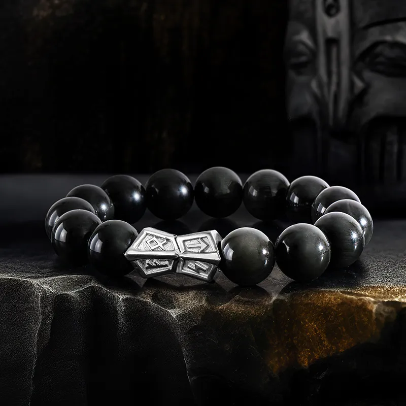 AWNL Semi Precious Stone Bracelets Men's-14