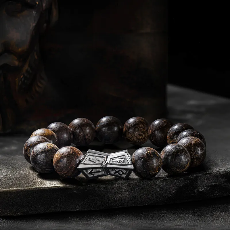 AWNL Semi Precious Stone Bracelets Men's-1