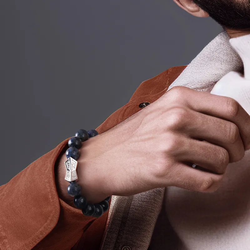 AWNL Semi Precious Stone Bracelets Men's-8