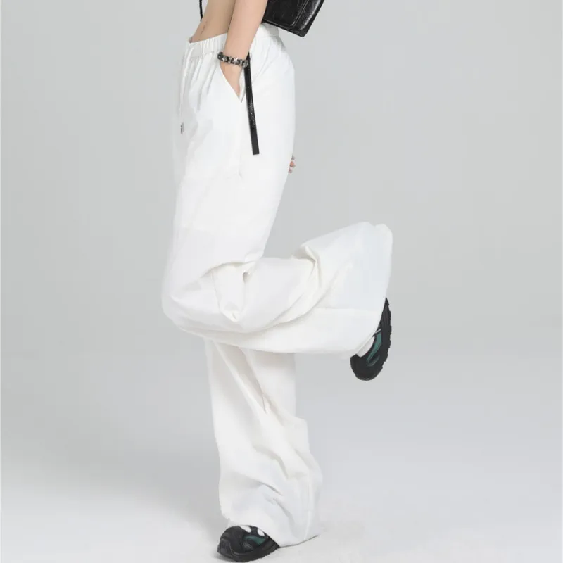 ZAVK Knitted Sports Pants Women's Cotton White-4